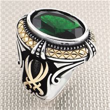 Zülfikar Kılıç Figürlü Toptan Gümüş Erkek Yüzük