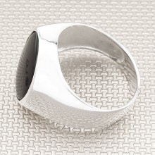 Sade Klasik Toptan Gümüş Erkek Yüzük