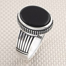 İnce Tasarım Toptan Gümüş Erkek Yüzük