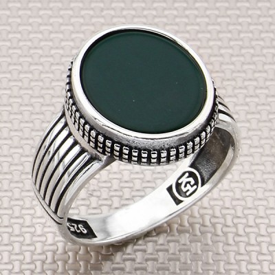 İnce Tasarım Toptan Gümüş Erkek Yüzük