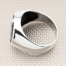 Denizci Çapa Toptan Gümüş Erkek Yüzük