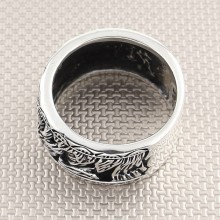 Doğan Güneş Toptan Gümüş Erkek Yüzük