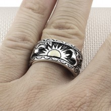 Doğan Güneş Toptan Gümüş Erkek Yüzük