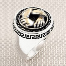 Eller Toptan Gümüş Erkek Yüzük